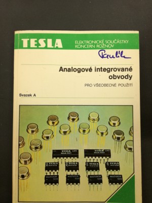 6.- TESLA - Analógové integrované obvody 1987