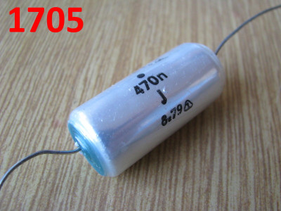 8 x svitkový kondenzátor 470n/J,cena - 0,125€/ks ( nie sú to TGL38159 a ani TGL5155 !!! ,42ks predaných )