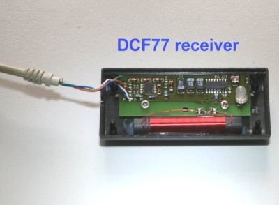 prijimac DCF77, vystup na RS232C