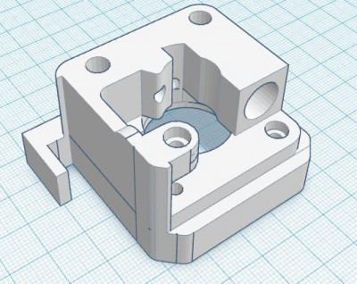Magnetic Bowden Extruder Mk8_Front