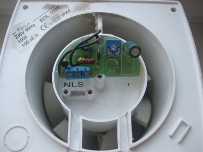 ventilátor s elektronikou